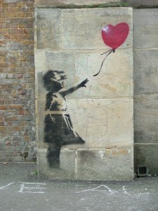Banksy on the embankment